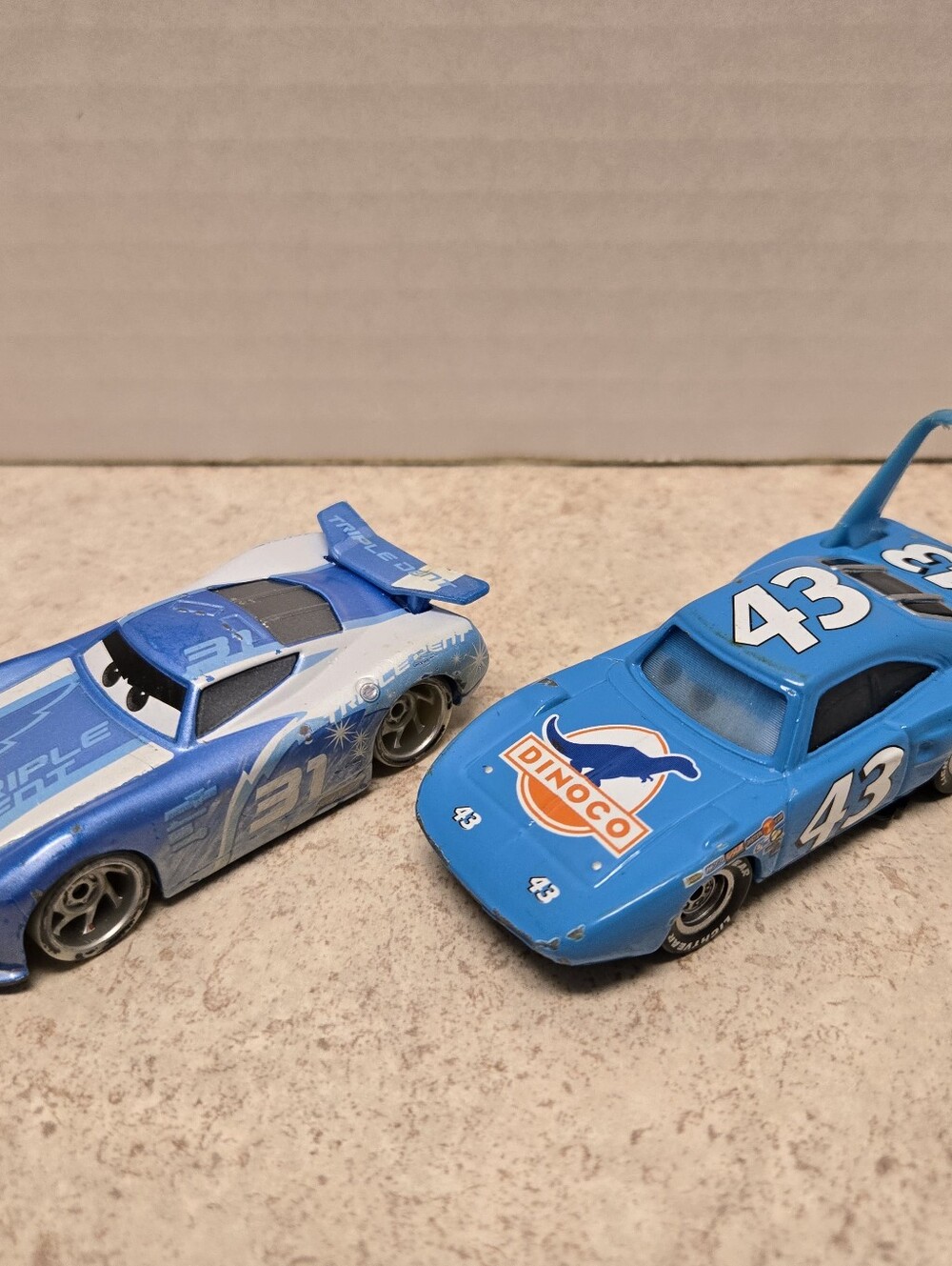 Pixar The King  and Triple Dent Diecast Lot